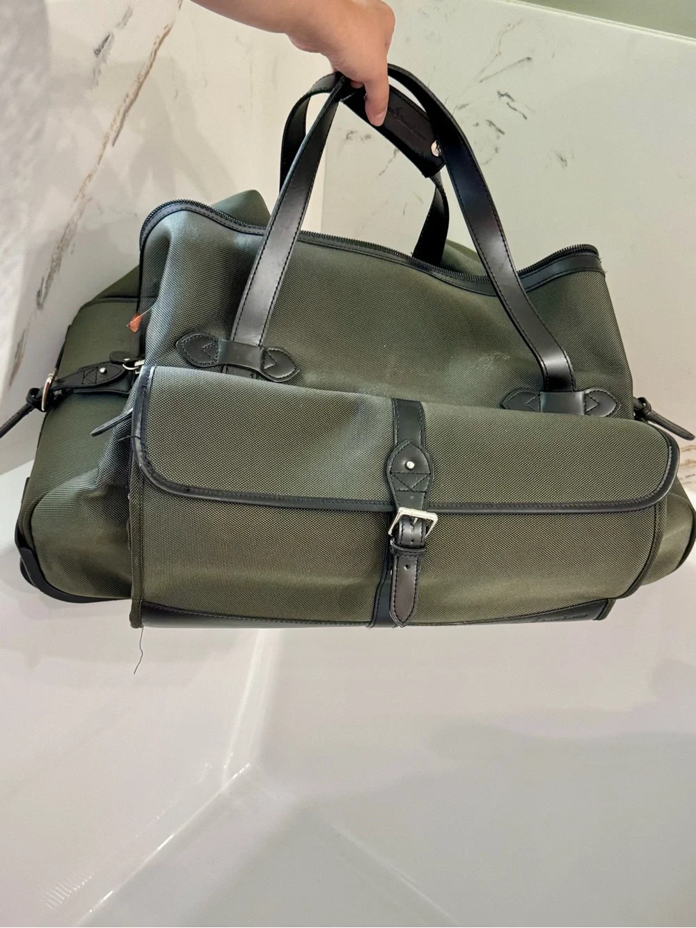 Polo by Ralph Lauren Olive Green Duffel with Black Trim